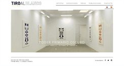 Desktop Screenshot of galeriatiroalblanco.com